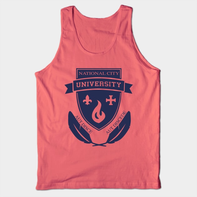 Lena Luthor's National City University Sweater Tank Top by brendalee